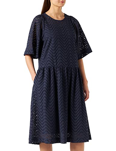 Seidensticker Damen 133072-19 Kleid, Dunkelblau, 48 von Seidensticker