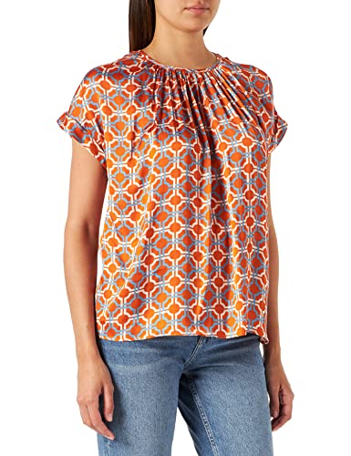 Seidensticker Damen 133191-63 Bluse, Orange, 36 von Seidensticker