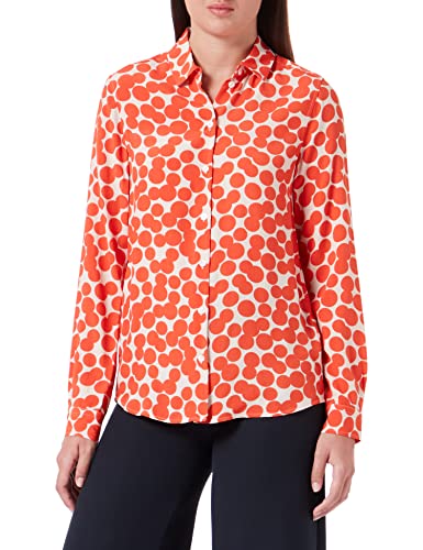 Seidensticker Damen 134101 Bluse, Orange, 34 von Seidensticker