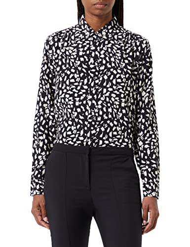 Seidensticker Damen 134111 Bluse, Schwarz, 44 von Seidensticker