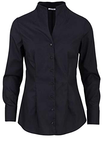 Seidensticker Damen Bluse - City Bluse - Bügelfrei - Kelchkragenbluse - Slim Fit - Langarm - 100% Baumwolle von Seidensticker