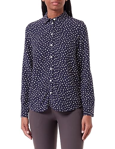 Seidensticker Damen Bluse - Fashion Bluse - Regular Fit – Hemdblusenkragen - Langarm – 100% Viskose von Seidensticker