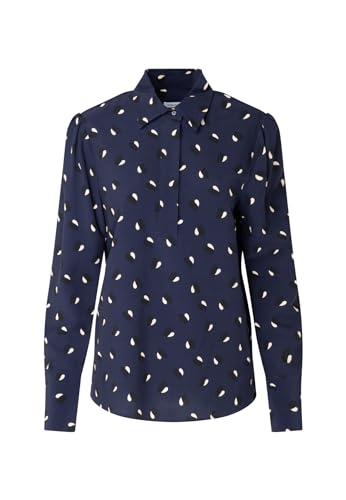 Seidensticker Damen Bluse - Fashion Bluse - Regular Fit – Hemdblusenkragen - Langarm – 100% Viskose von Seidensticker