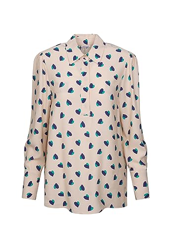 Seidensticker Damen Bluse - Fashion Bluse - Regular Fit – Hemdblusenkragen - Langarm – 100% Viskose Seidensticker Damen Bluse - Fashion Bluse - Regular Fit – Hemdblusenkragen - Langarm – 100% Viskose von Seidensticker