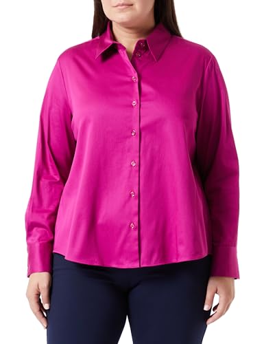 Seidensticker Damen Bluse - Fashion Bluse - Regular Fit – Hemdblusenkragen - Langarm – Baumwollmischung von Seidensticker