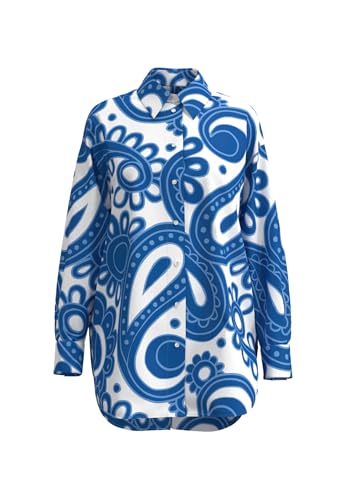 Seidensticker Damen Bluse - Longbluse - Oversized Fit - Bügelleicht - Hemdblusenkragen - Langarm von Seidensticker