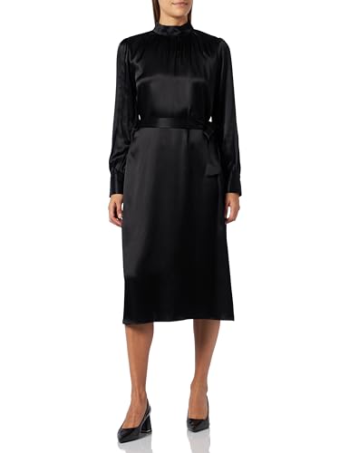 Seidensticker Damen Blusenkleid Midi - Blusenkleid mit Bindegürtel und Stehkragen - Regular Fit - Langarm – 100% Viskose Seidensticker Damen Blusenkleid Midi - Blusenkleid mit Bindegürtel und Stehkragen - Regular Fit - Langarm – 100% Viskose von Seidensticker
