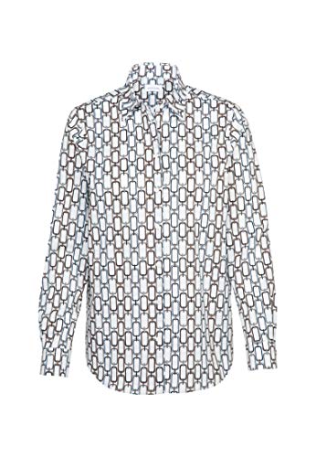 Seidensticker Damen Damenbluse-Fashion Regular Fit-Langarm-Stretch Bluse, Weiss, 46 von Seidensticker