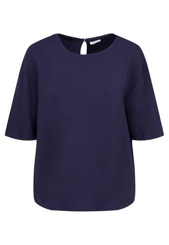 Seidensticker Damen Fashion-Bluse - Shirt - Oversized Fit - Bügelleicht - Rundhalsausschnitt - Kurzarm - Stretch von Seidensticker