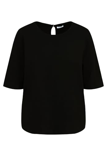 Seidensticker Damen Fashion-Bluse - Shirt - Oversized Fit - Bügelleicht - Rundhalsausschnitt - Kurzarm - Stretch von Seidensticker