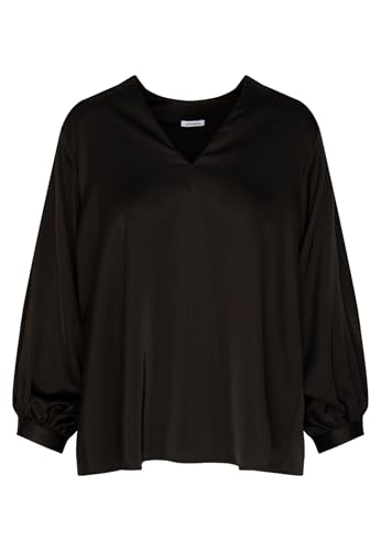 Seidensticker Damen Fashion-Bluse - Tunika - Regular Fit - Bügelleicht - V-Ausschnitt - Langarm - Stretch von Seidensticker