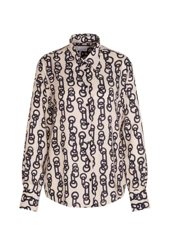 Seidensticker Damen Hemdbluse Bluse, Beige, 38 von Seidensticker