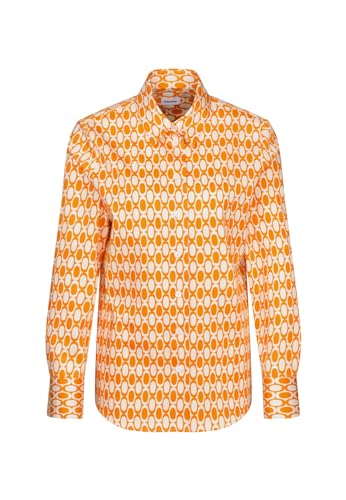 Seidensticker Damen Hemdbluse Bluse, Orange, 38 von Seidensticker