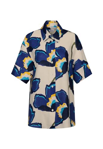 Seidensticker Damen Hemdbluse Bluse, Tintenblau, 42 von Seidensticker