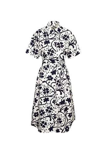 Seidensticker Damen Kleid - Blusenkleid - Midikleid - Regular Fit - Bügelleicht - Hemdblusenkragen - Kurzarm - Midi Seidensticker Damen Kleid - Blusenkleid - Midikleid - Regular Fit - Bügelleicht - Hemdblusenkragen - Kurzarm - Midi von Seidensticker