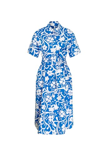 Seidensticker Damen Kleid - Blusenkleid - Midikleid - Regular Fit - Bügelleicht - Hemdblusenkragen - Kurzarm - Midi von Seidensticker