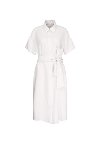 Seidensticker Damen Kleid - Blusenkleid - Midikleid - Regular Fit - Bügelleicht - Hemdblusenkragen - Kurzarm - Midi von Seidensticker