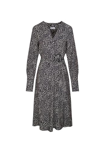 Seidensticker Damen Kleid Regular Langarm Stehkragen 100% Viskose von Seidensticker