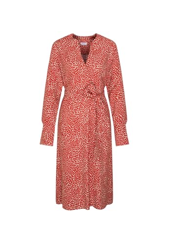 Seidensticker Damen Kleid Regular Langarm Stehkragen 100% Viskose von Seidensticker