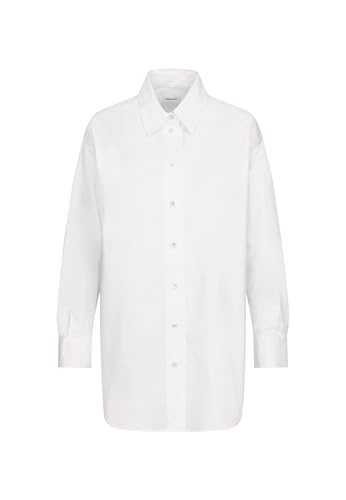Seidensticker Damen Women Slim Longsleeve Cotton Bluse, reinweiß, 42 Seidensticker Damen Women Slim Longsleeve Cotton Bluse, reinweiß, 42 von Seidensticker