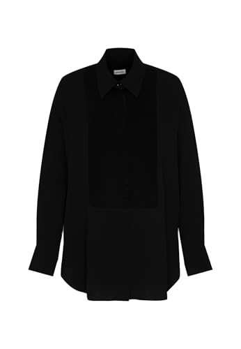 Seidensticker Damen Longbluse Oversized Langarm Hemdblusenkragen 100% Viskose von Seidensticker