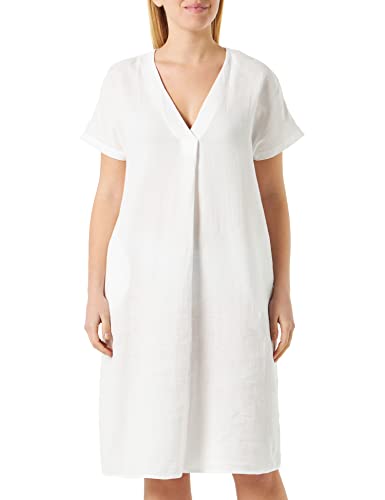Seidensticker Damen Regular Fit Blusenkleid Kurzarm Kleid, Creme, 44 Seidensticker Damen Regular Fit Blusenkleid Kurzarm Kleid, Creme, 44 von Seidensticker