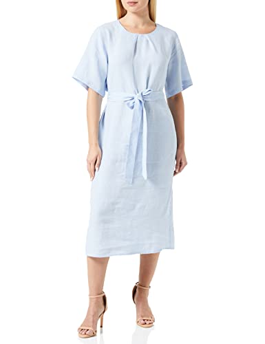 Seidensticker Damen Regular Fit Blusenkleid Kurzarm Kleid, Hellblau, 48 Seidensticker Damen Regular Fit Blusenkleid Kurzarm Kleid, Hellblau, 48 von Seidensticker
