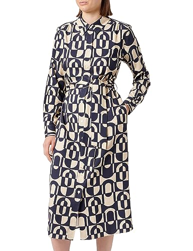 Seidensticker Damen Regular Fit Blusenkleid Langarm Kleid, Blau, 42 EU Seidensticker Damen Regular Fit Blusenkleid Langarm Kleid, Blau, 42 EU von Seidensticker