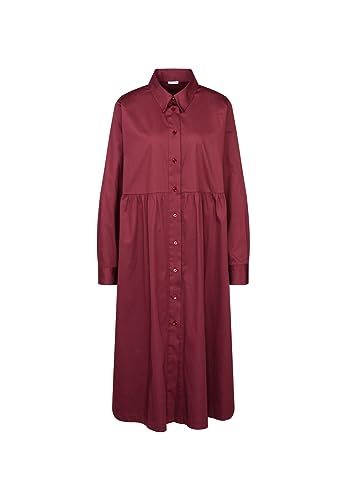 Seidensticker Damen Regular Fit Blusenkleid Langarm Kleid, Bordeauxrot, 50 Große Größen EU Seidensticker Damen Regular Fit Blusenkleid Langarm Kleid, Bordeauxrot, 50 Große Größen EU von Seidensticker