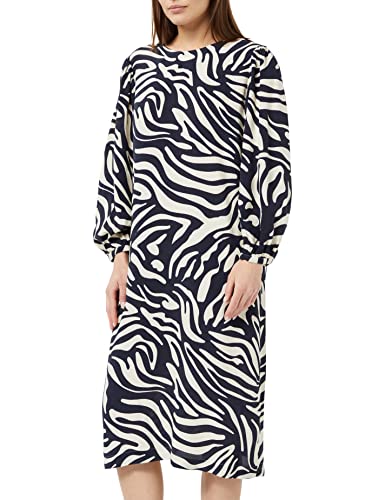 Seidensticker Damen Regular Fit Blusenkleid Langarm Kleid, Dunkelblau, 44 von Seidensticker