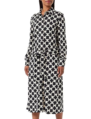 Seidensticker Damen Regular Fit Blusenkleid Langarm Kleid, Rosa, 40 Große Größen EU von Seidensticker