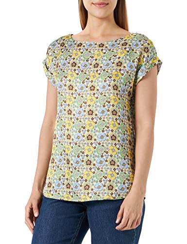 Seidensticker Damen Regular Fit Kurzarm Bluse, Creme, 34 Seidensticker Damen Regular Fit Kurzarm Bluse, Creme, 34 von Seidensticker