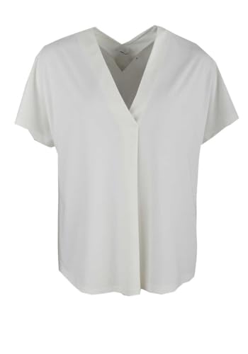 Seidensticker Damen Regular Fit Kurzarm Bluse, Creme, 40 von Seidensticker