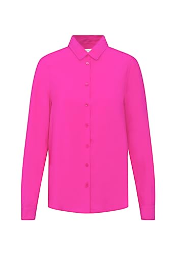 Seidensticker Damen Regular Fit Langarm Bluse, Magenta, 38 EU von Seidensticker