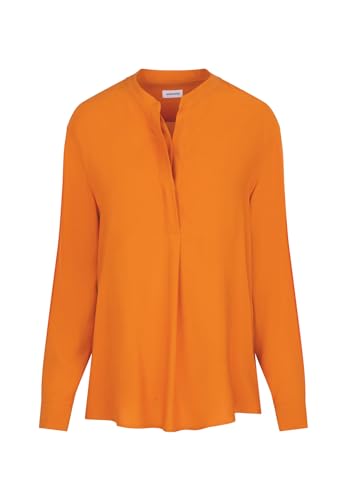 Seidensticker Damen Regular Fit Langarm Bluse, Orange, 40 EU von Seidensticker