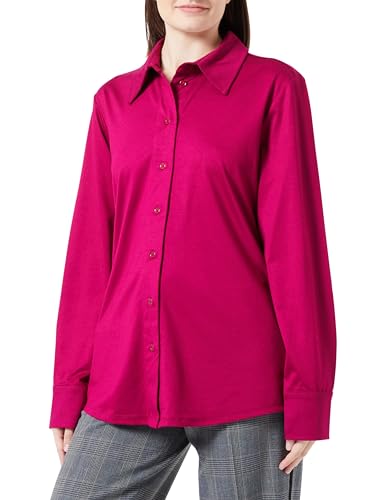 Seidensticker Damen Regular Fit Langarm Bluse, Rosa, 38 EU von Seidensticker