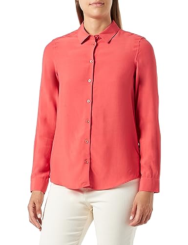 Seidensticker Damen Regular Fit Langarm Bluse, Rosa, 42 EU von Seidensticker