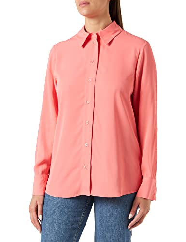 Seidensticker Damen Regular Fit Langarm Bluse, Rose, 42 von Seidensticker