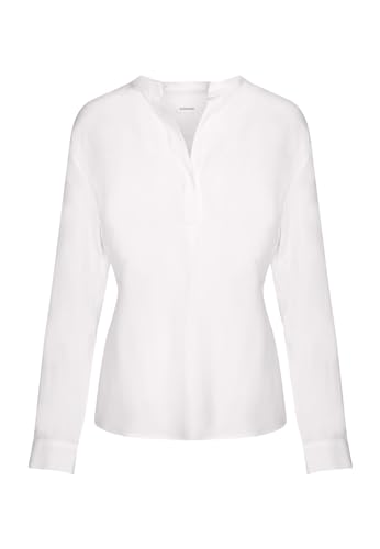 Seidensticker Damen Regular Fit Langarm Bluse, Weiß, 42 Seidensticker Damen Regular Fit Langarm Bluse, Weiß, 42 von Seidensticker