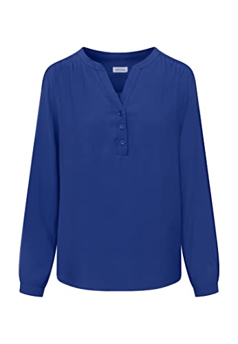 Seidensticker Damen Regular Fit Langarm Bluse, hellblau, 42 von Seidensticker