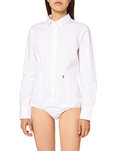 Seidensticker Damen Bluse - Hemdbluse - Bodybluse - Bügelfrei - Slim Fit - Langarm - Uni - Stretch von Seidensticker