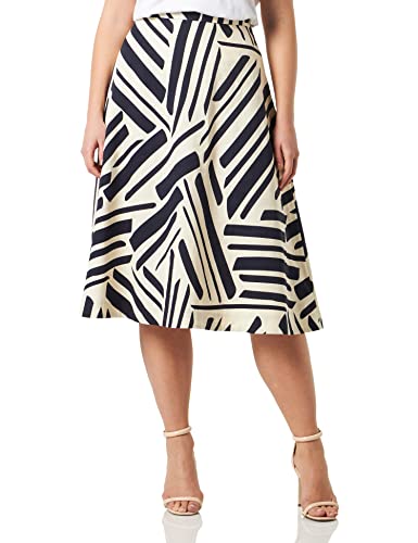 Seidensticker Damen Regular Fit Midi Rock, Blau, 46 Seidensticker Damen Regular Fit Midi Rock, Blau, 46 von Seidensticker