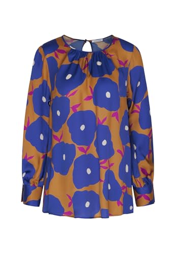 Seidensticker Damen Shirtbluse Regular Langarm ohne Kragen 100% Viskose von Seidensticker