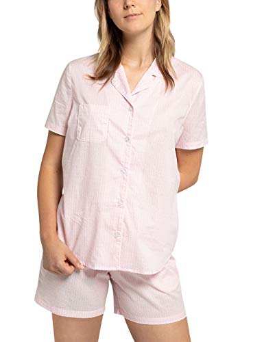 Seidensticker Damen Woven kurz Pyjamaset, zartrosa, 38 von Seidensticker