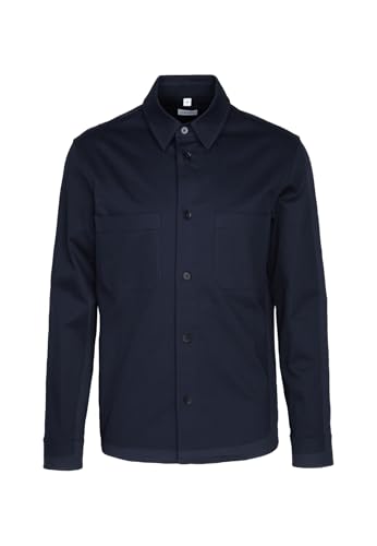 Seidensticker Herren Overshirt Regular Langarm Kentkragen 97% Baumwolle 3% Elastan von Seidensticker