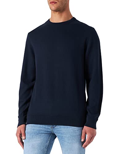 Seidensticker Herren 154110 Pullover, Navy, M von Seidensticker