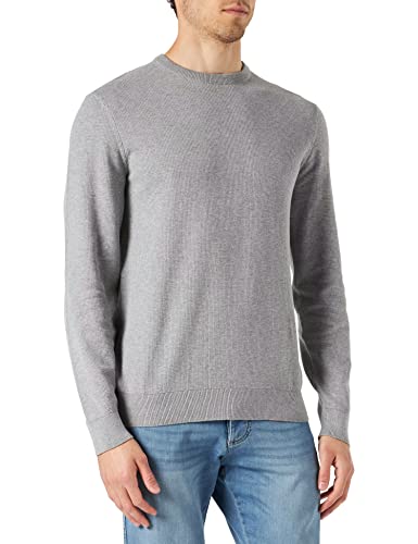 Seidensticker Herren 154110 Pullover, grau, L von Seidensticker