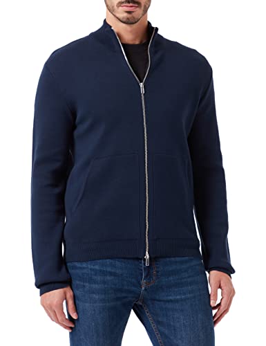 Seidensticker Herren 154200 Strickjacke, Navy, M von Seidensticker