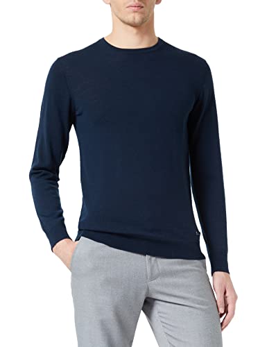 Seidensticker Herren 251600 Pullover, Dunkelblau, L EU von Seidensticker