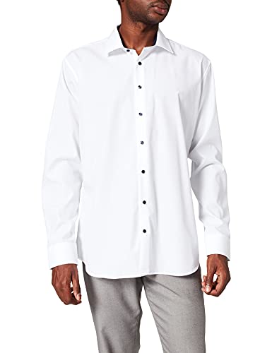 Seidensticker Herren 493690-01 Hemd, weiß, (Herstellergröße: 36) von Seidensticker